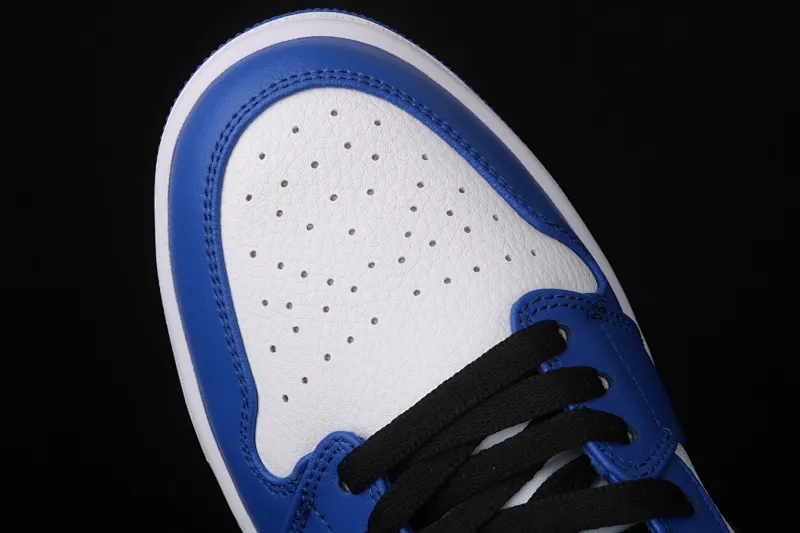 All categories Air Jordan Jordan series basketball shoes Air Jordan 1 Low new version Air Jordan 1 Low AJ1 Joe 1 white and blue top layer low-top cultural and leisure sports sneakers 553558-401